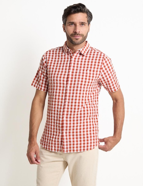 Camisa casual Weekend manga corta para hombre