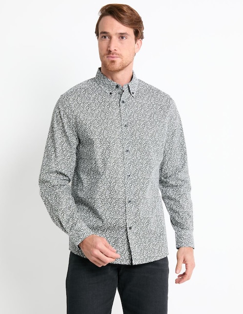 Camisa casual Weekend de algodón manga larga para hombre