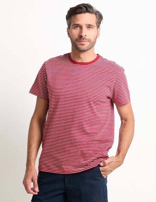 Playera cuello redondo para hombre