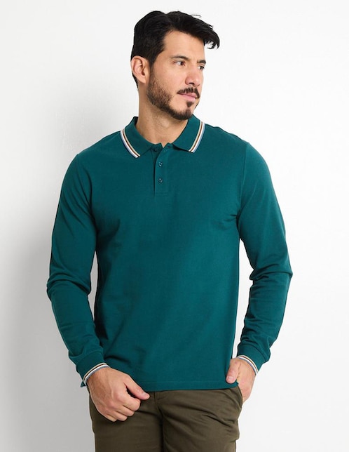 Playera tipo polo para hombre