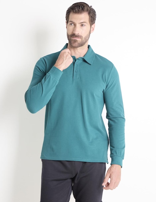 Playera tipo polo para hombre