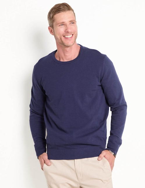 Suéter cuello redondo para hombre 1