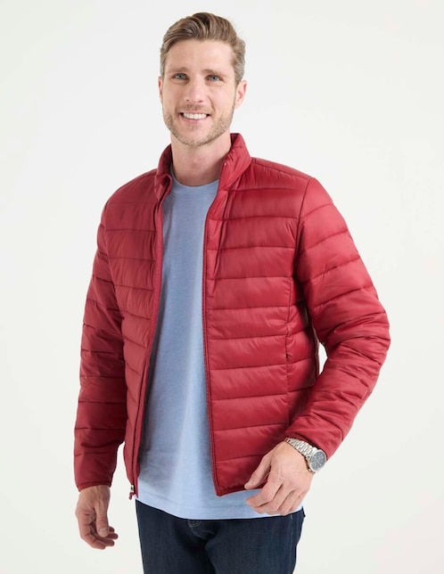 Chamarra acolchada capitonada para hombre 1