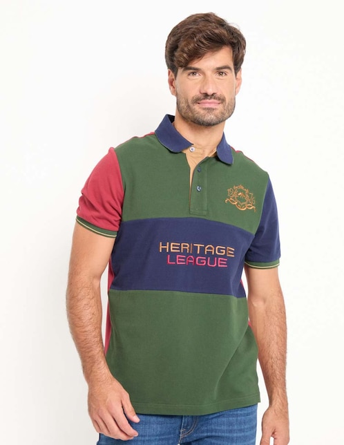Playera tipo polo para hombre