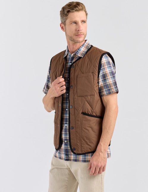 Chaleco Weekend capitonado para hombre