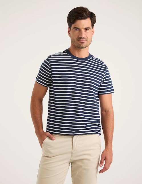 Playera cuello redondo para hombre 1