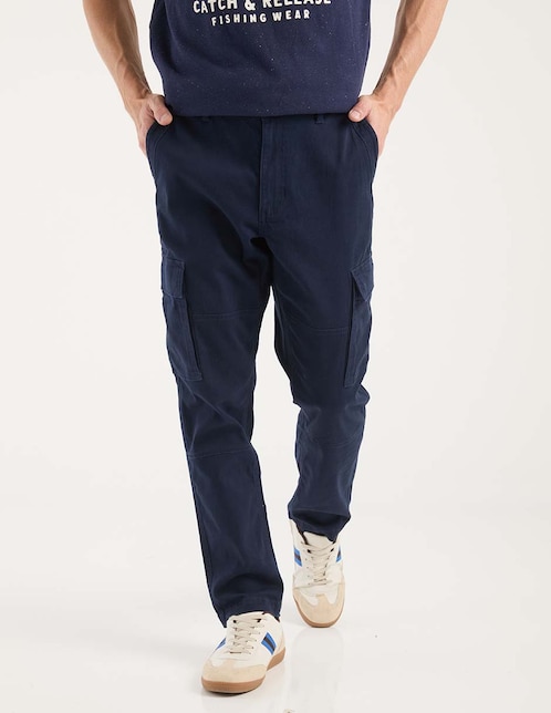 PANTALON CARGO WEEKE, 38, NAVY BLAZER