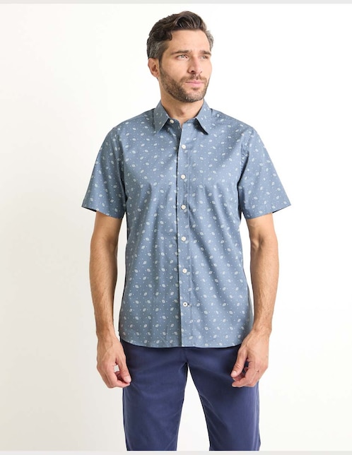 Camisa casual Weekend manga corta para hombre