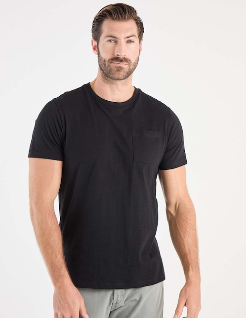 Playera cuello redondo para hombre 1