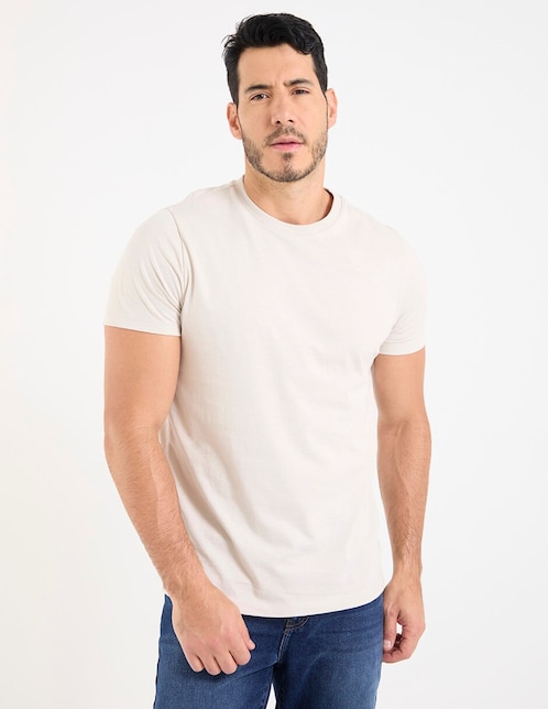 Playera cuello redondo para hombre 1