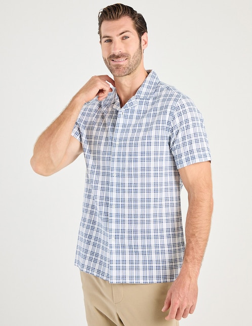 Camisa casual manga corta para hombre 1
