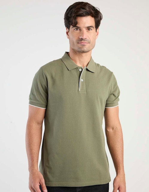 POLO WKH26030-01 WEEKE, G, VERDE OLIVO