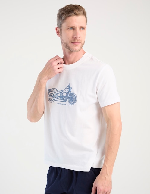Playera cuello redondo para hombre 1