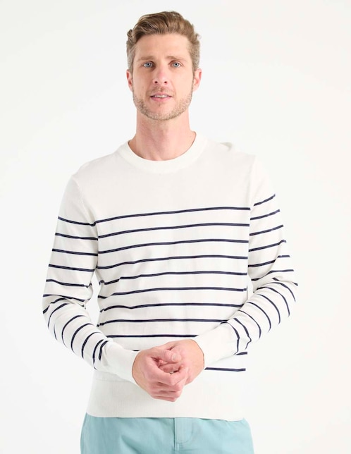 Suéter Weekend cuello redondo para hombre