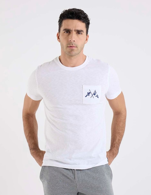 Playera Weekend cuello redondo para hombre