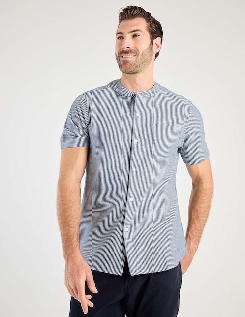 Camisa casual manga corta para hombre 1