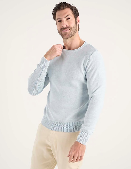 Suéter cuello redondo para hombre 1