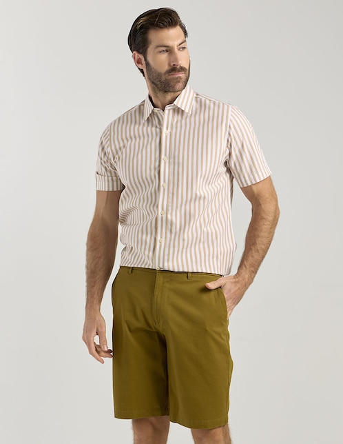 Bermuda de gabardina para hombre 1