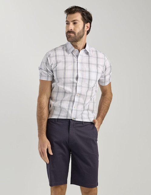 Bermuda de gabardina para hombre 1