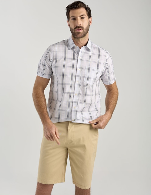 Bermuda de gabardina para hombre 1
