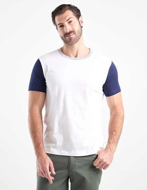 Playera Weekend cuello redondo para hombre