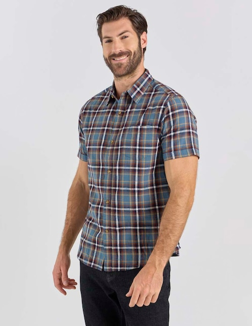 Camisa casual manga corta para hombre 1