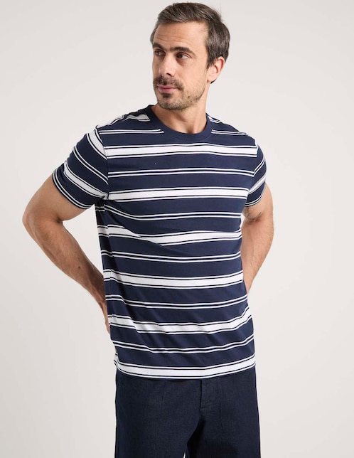 PLAYERA WKH26092-04 W, CH, NAVY BLAZER