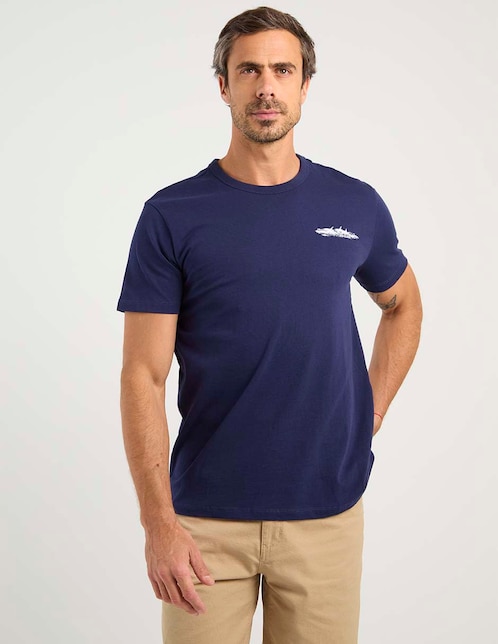 Playera cuello redondo para hombre 1