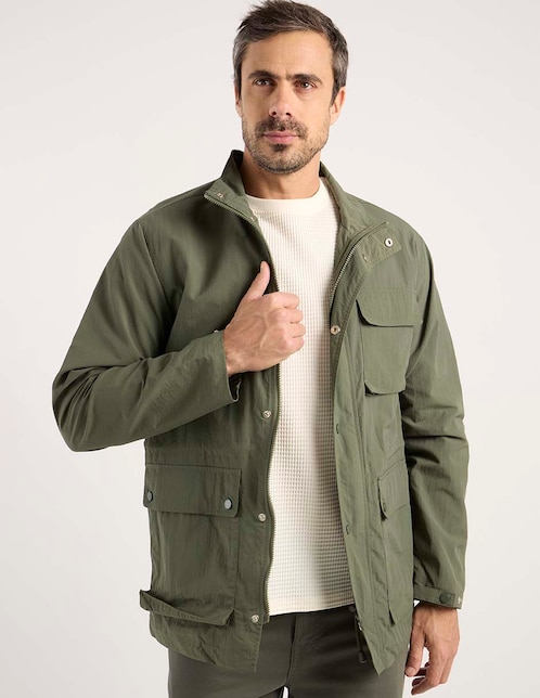 Chamarra casual Weekend Premium con bolsillos para hombre