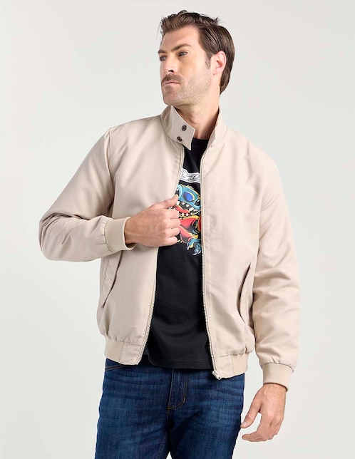 Chamarra casual con bolsillos para hombre 1