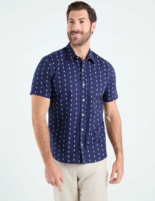 Camisa casual Weekend manga corta para hombre