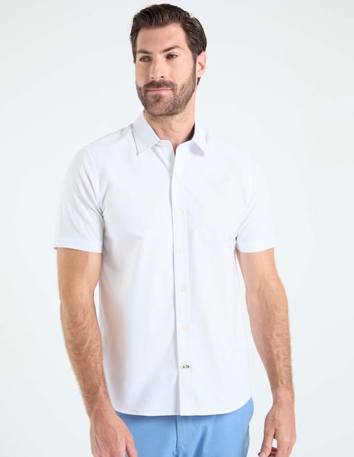Camisa casual manga corta para hombre 1