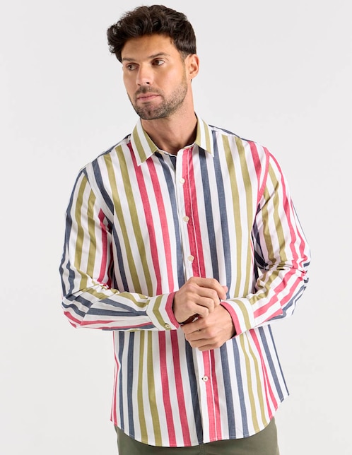 Camisa casual Weekend manga larga para hombre