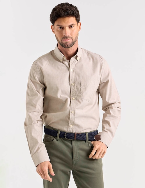 Camisa casual Weekend manga larga para hombre