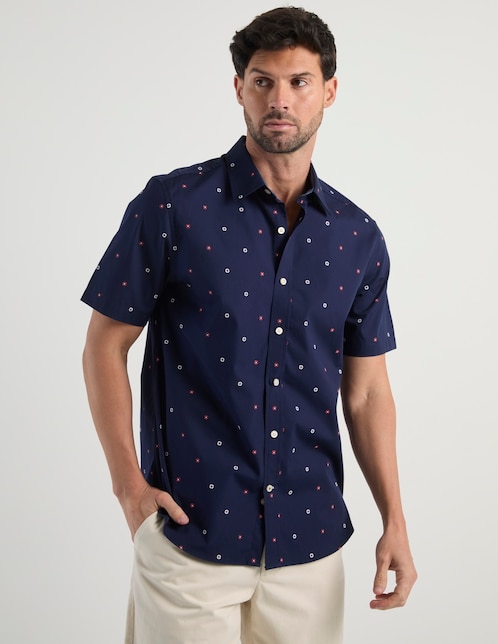 Camisa casual Weekend manga corta para hombre