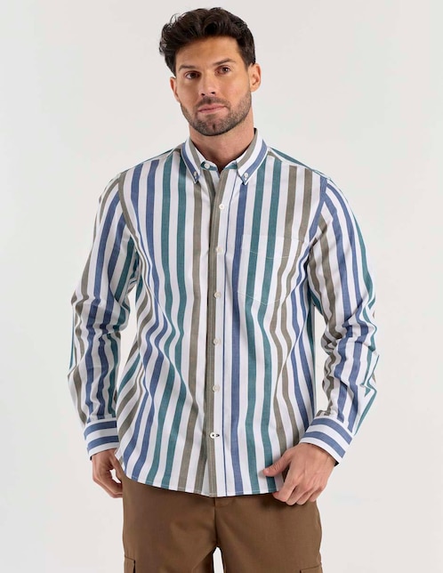 Camisa casual Weekend manga larga para hombre
