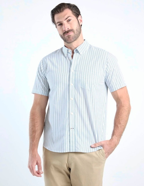 Camisa casual Weekend de algodón manga corta para hombre