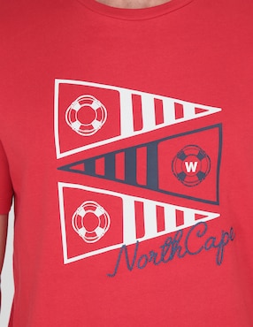 Playera Weekend cuello redondo para hombre