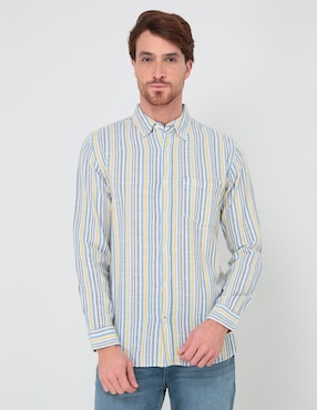 Camisa casual Weekend manga larga para hombre