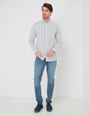 Camisa casual Weekend manga larga para hombre