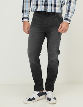 Jeans Straight Weekend Lavado Obscuro Para Hombre