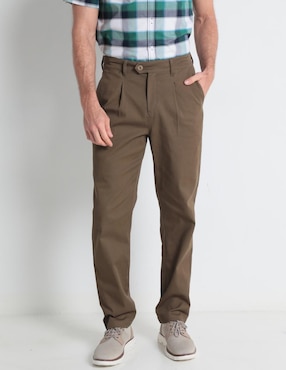 Pantalón Straight Weekend Premium De Algodón Para Hombre