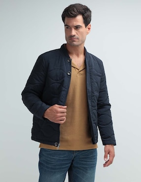 Chamarra Casual Weekend Con Bolsillos Para Hombre