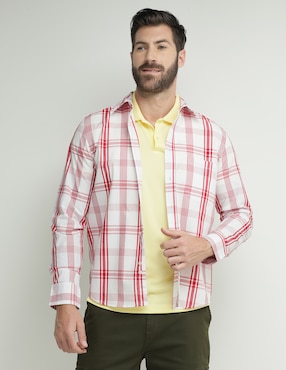 Camisa Casual Weekend De Algodón Manga Larga Para Hombre