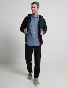 Camisa casual Weekend de algodón manga larga para hombre