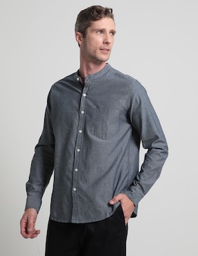 Camisa casual Weekend de algodón manga larga para hombre