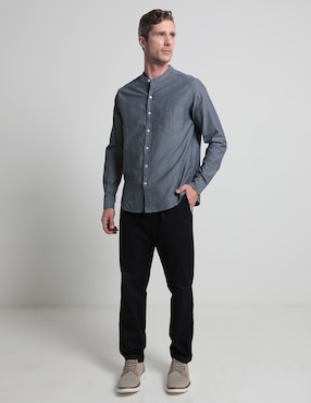 Camisa casual Weekend de algodón manga larga para hombre