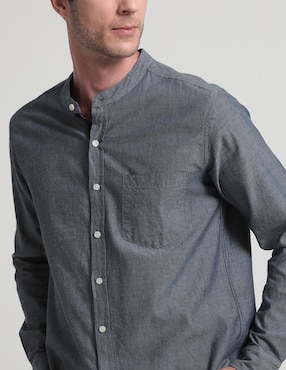 Camisa casual Weekend de algodón manga larga para hombre