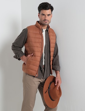 Chaleco Weekend Impermeable Con Bolsillos Para Hombre