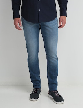 Jeans Recto Weekend Deslavado Para Hombre